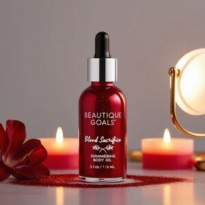 Halloween Red Sacrifice Shimmering Body Oil